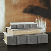 Warmstead Furniture - Ashley Furniture - Jolina Box (Set of 3) - Box Set (3/CN) / Gray - A2000487
